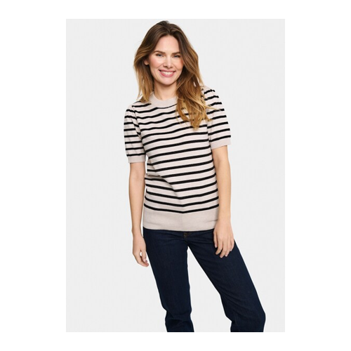 Bild von Saint Tropez Strickpullover »MilaSZ SS Striped Pullover« – Ein modisches Must-Have