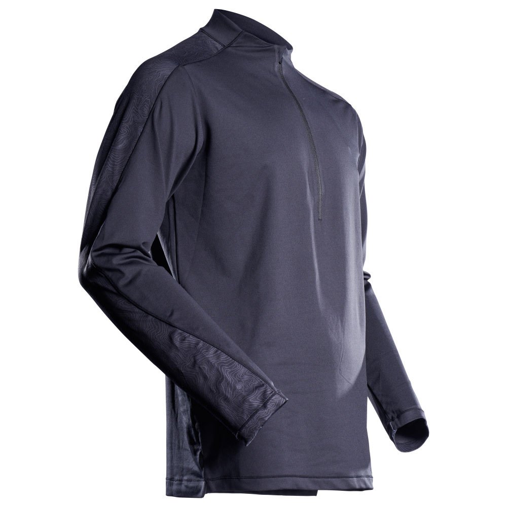 Bild von Mascot Customized 22681 Half Zip Long Sleeve T-shirt Schwarz XS Herren