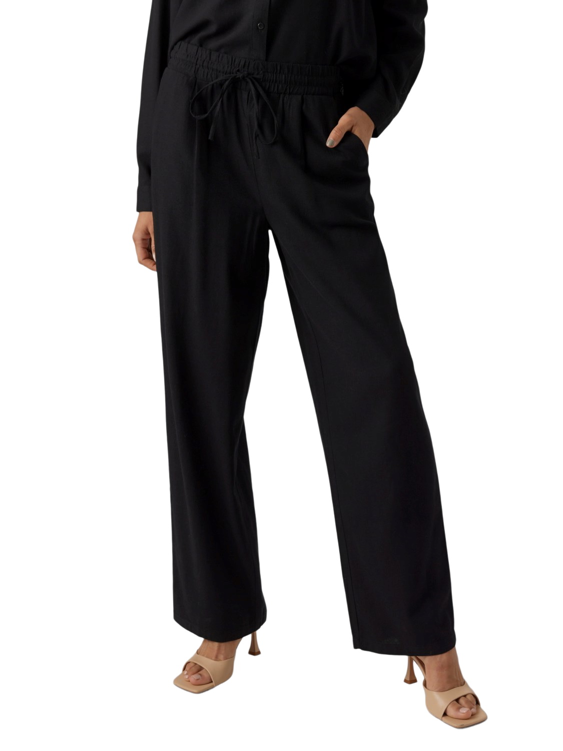 Bild von VERO MODA Female Hose mit weitem Beinschnitt VMJESMILO Wide Pants GA NOOS