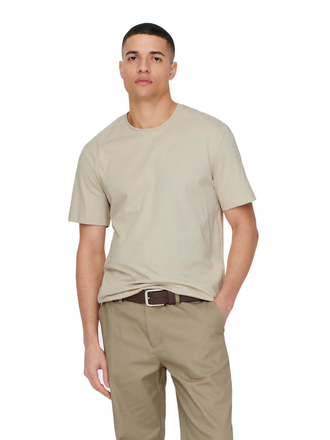 Bild von Only & Sons Herren Rundhals T-Shirt ONSMAX LIFE - Regular Fit