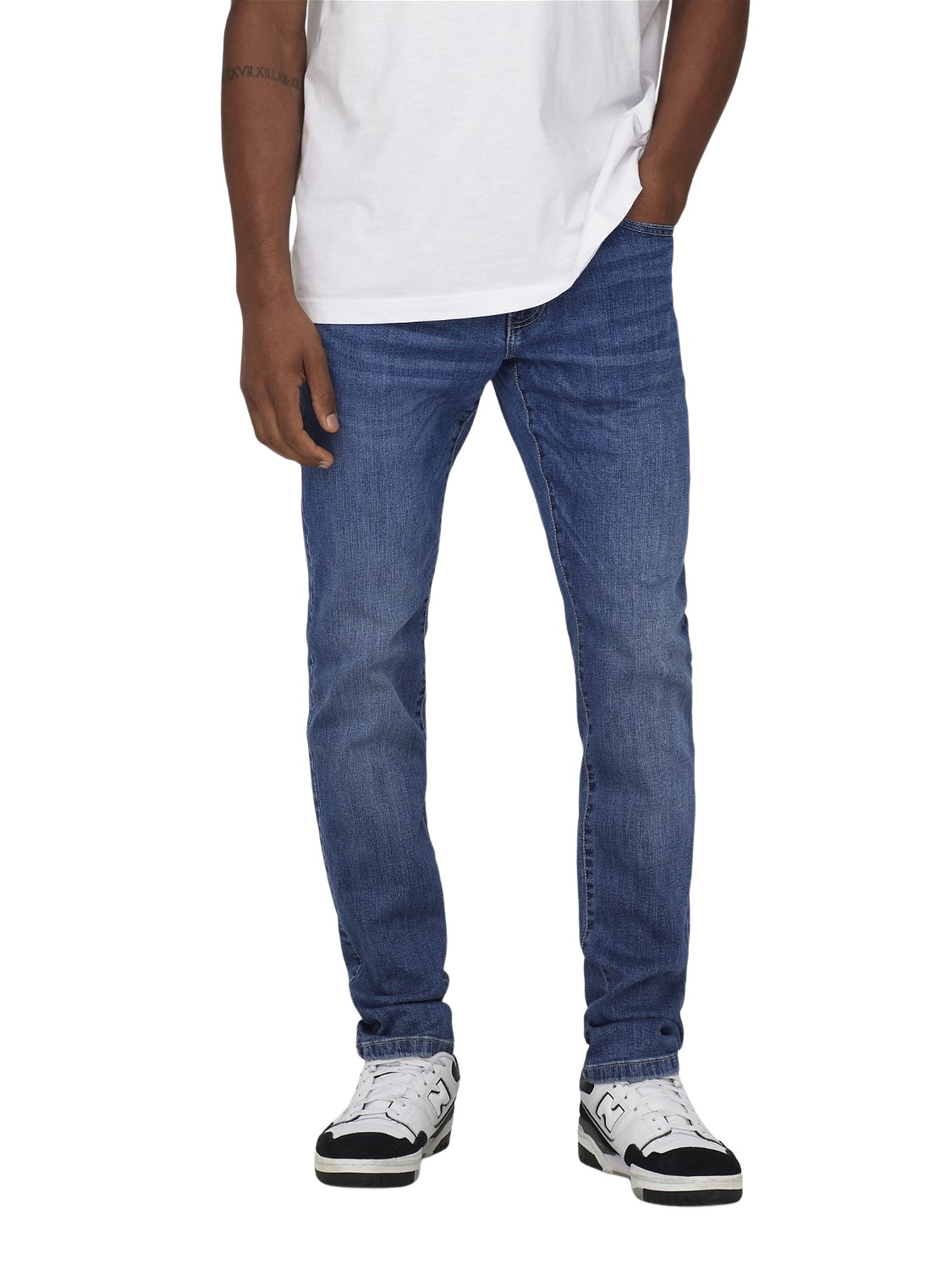 Bild von Only & Sons Normal Geschnitten Jeans Onsweft Mittlere Taille Normal Geschnitten Jeans für Herren - 32/32