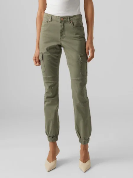 Bild von Vero Moda Slim Fit Jeans Vmpassion Mid Rise Cargohose für Damen - XL/32