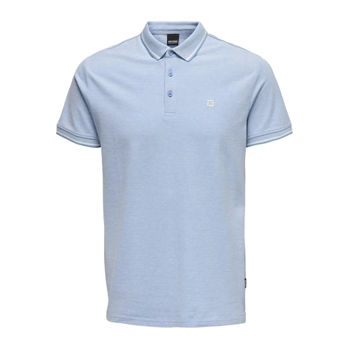 Bild von ONLY & SONS Male Polo Normal geschnitten Polokragen Poloshirt