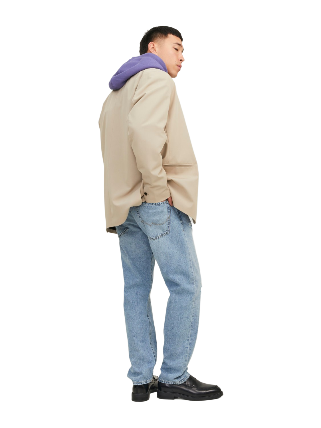 Bild von Jack & Jones Herren Jeans JJICHRIS JJORIGINAL MF 693 - Relaxed Fit - Blau - Blue Denim