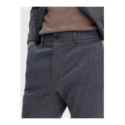 Bild von Slim Fit Stoffhose mit Strukturmuster Modell 'AITOR' von SELECTED HOMME
