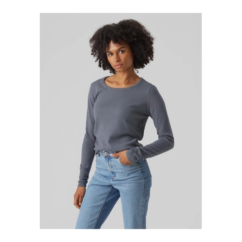 Bild von Vero Moda Rundhalspullover VMCARE STRUCTURE LS O-NECK BLOU NOOS