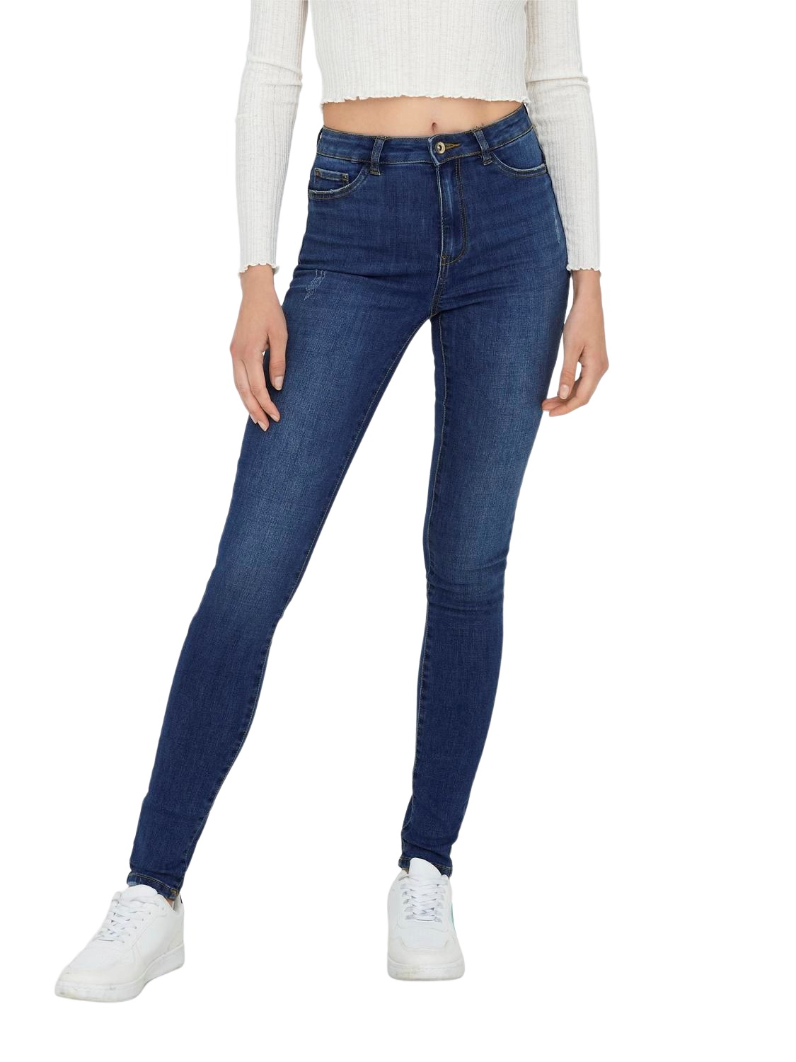 Bild von Damen Jeans - Rose Highwaist Skinny - Denim / Medium Blue,XS/32,Blau