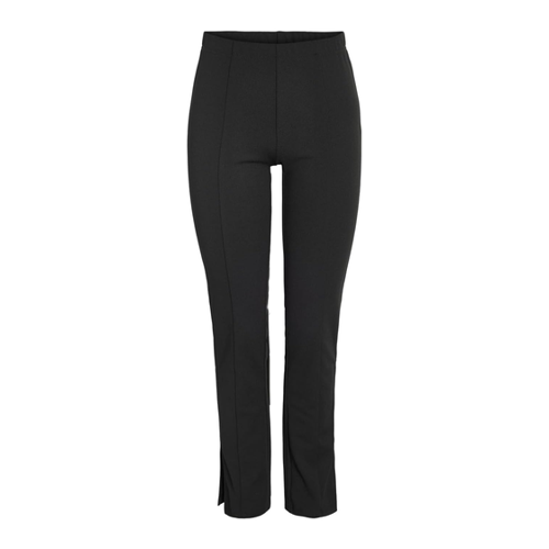 Bild von Noisy may Damen Elegante Stoffhose mit Schlitzen High Waist Tapered Leg Pants Stretch Trousers NMJASA