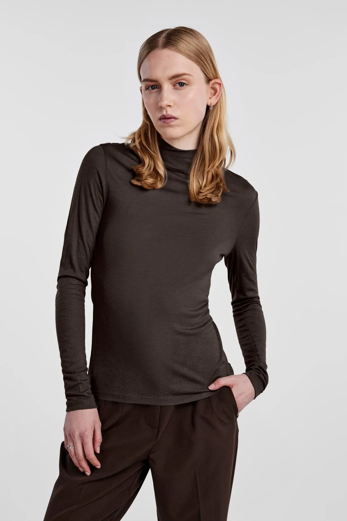 Bild von PIECES Bluse /mädchen Maulwurf für Damen - XS