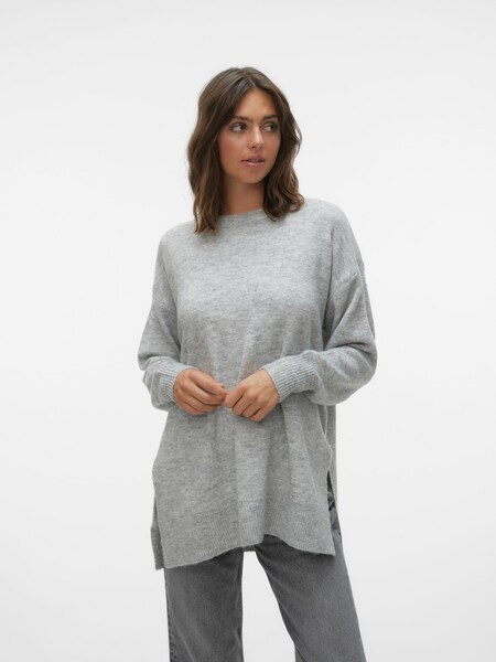 Bild von Vero Moda Strickpullover »VMFILUCA LS O-NECK LONG PULLOVER GA NOOS«