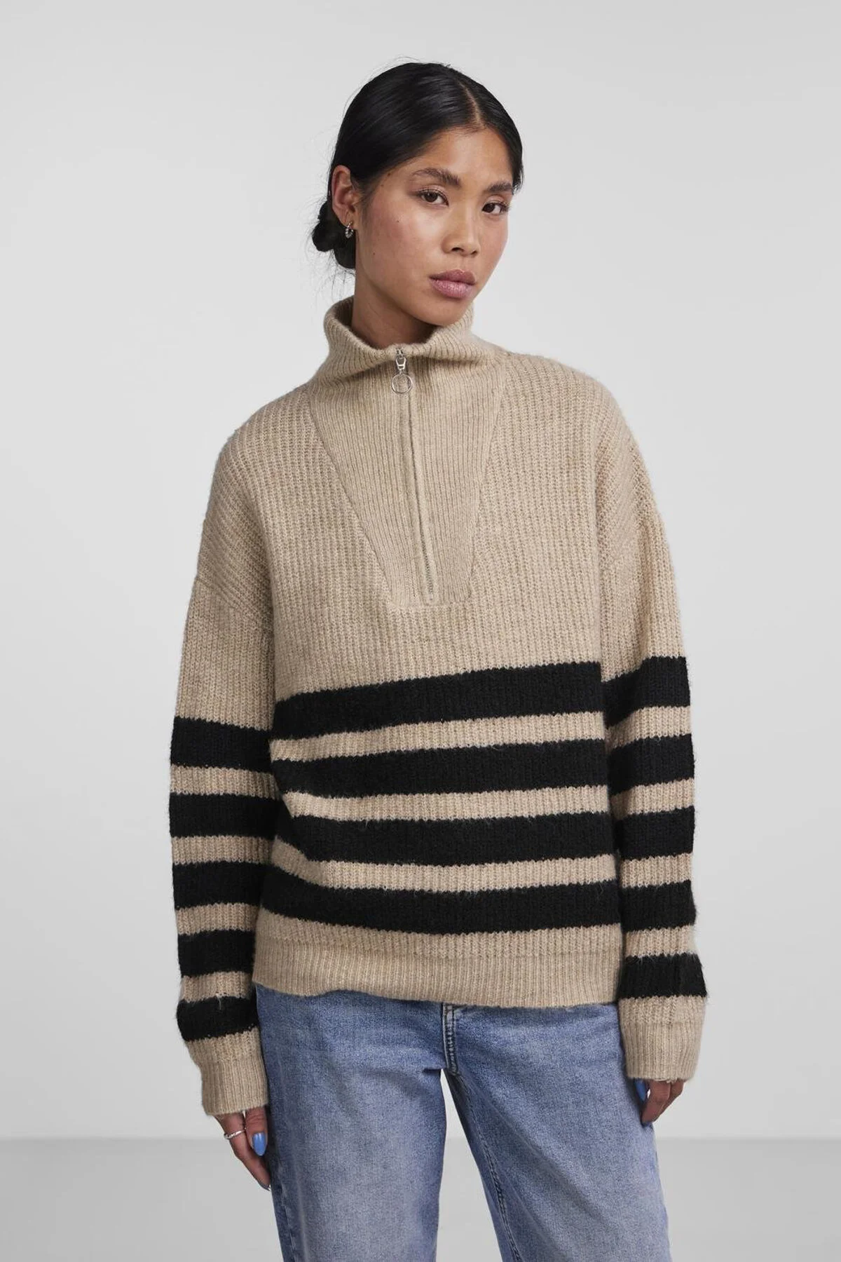 Bild von PIECES Pullover Gelb Regular Fit für Damen - M