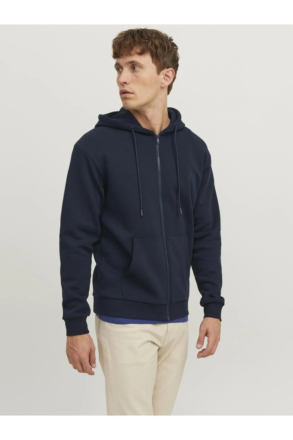 Bild von Jack & Jones Hoodie Mit Reißverschluss Basic für Herren - M
