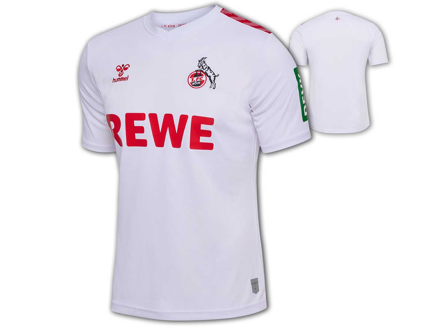Bild von hummel 1. FC Köln Heimtrikot 2023/24 Kinder 9402 - white/true red 164