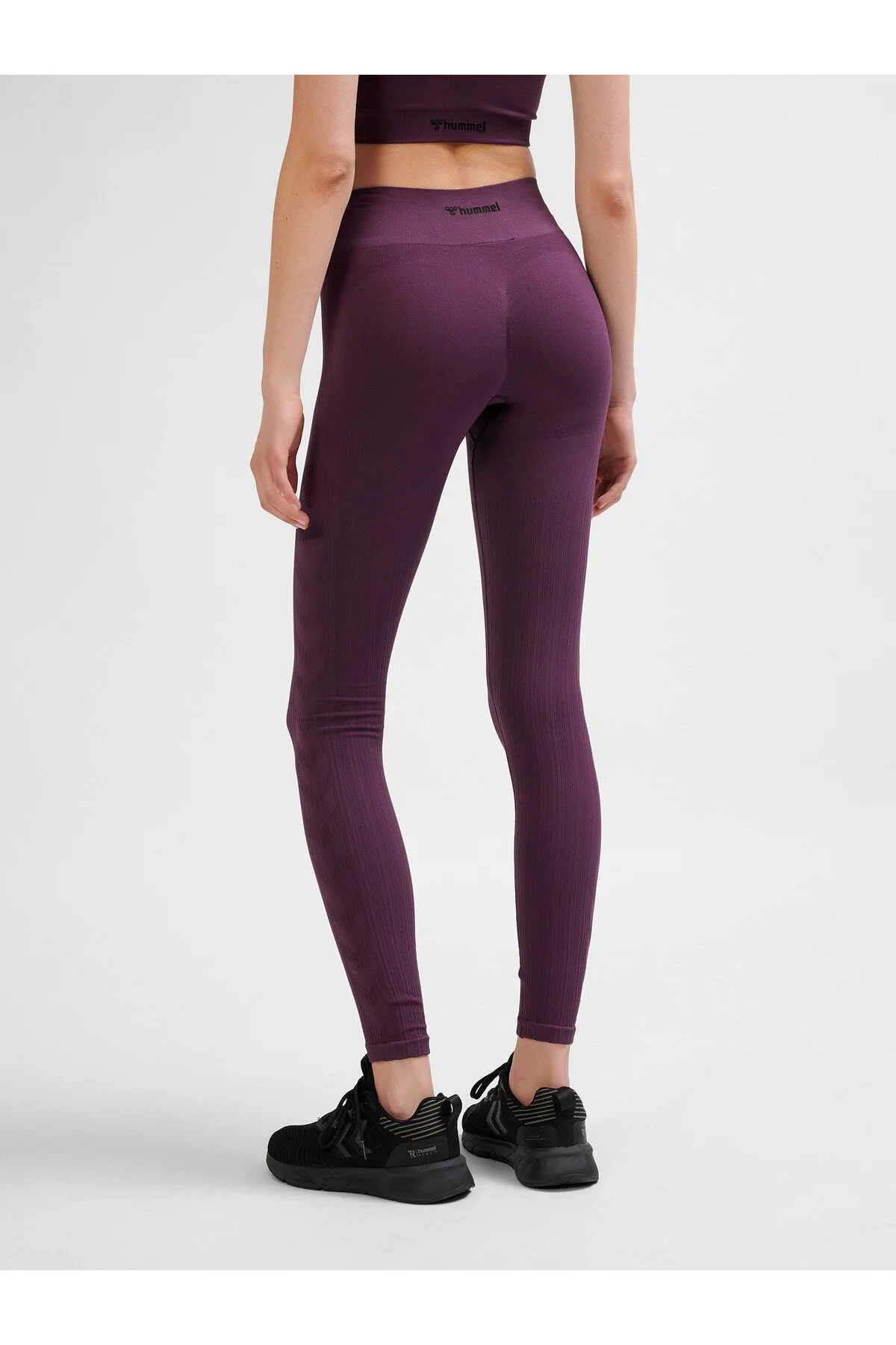 Bild von hummel hmlMT DEFINE Seamless Scrunch Leggings Damen 4073 - plum perfect M