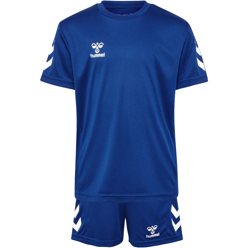 Bild von hummel hmlLOGO Sport-Set Trikot+Shorts Kinder 7045 - true blue 164