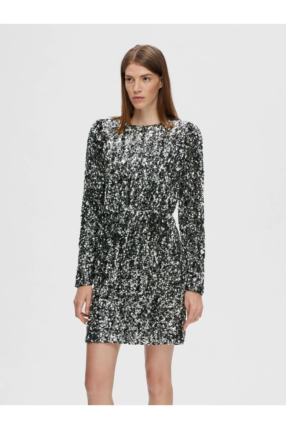 Bild von Selected Femme Minikleid Mit Pailletten für Damen - 36