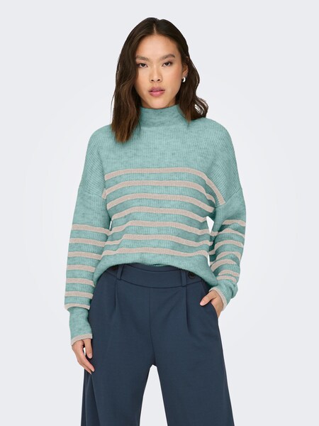 Bild von ONLY Strickpullover »ONLFRIDI LIFE LS STRIPE HIGH NECK KNT«