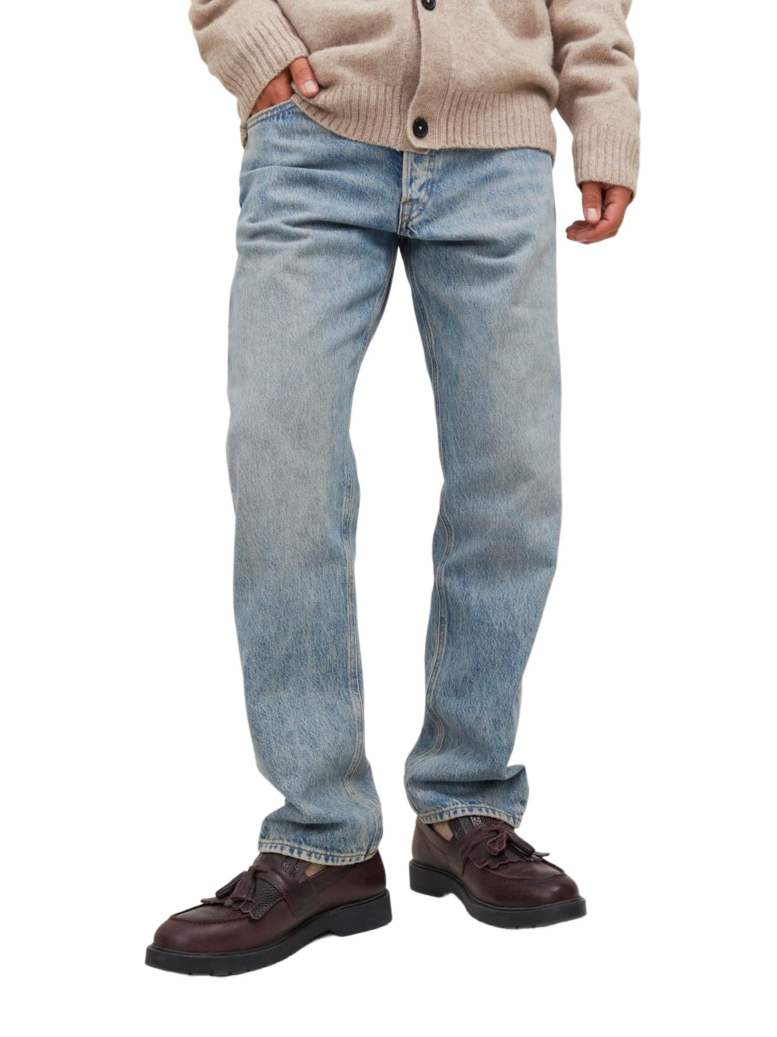 Bild von Jack & Jones Herren Jeans JJICHRIS JJORIGINAL SBD 333 - Relaxed Fit - Blau - Blue Denim
