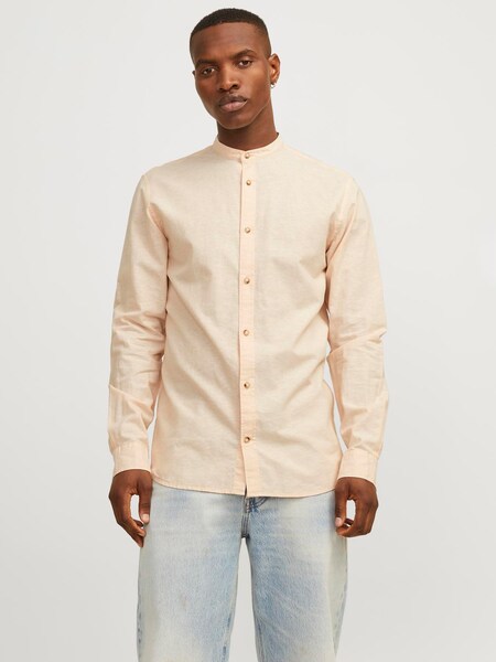 Bild von Jack & Jones Langarmhemd »JJESUMMER BAND LINEN BLEND SHIRT LS SN«
