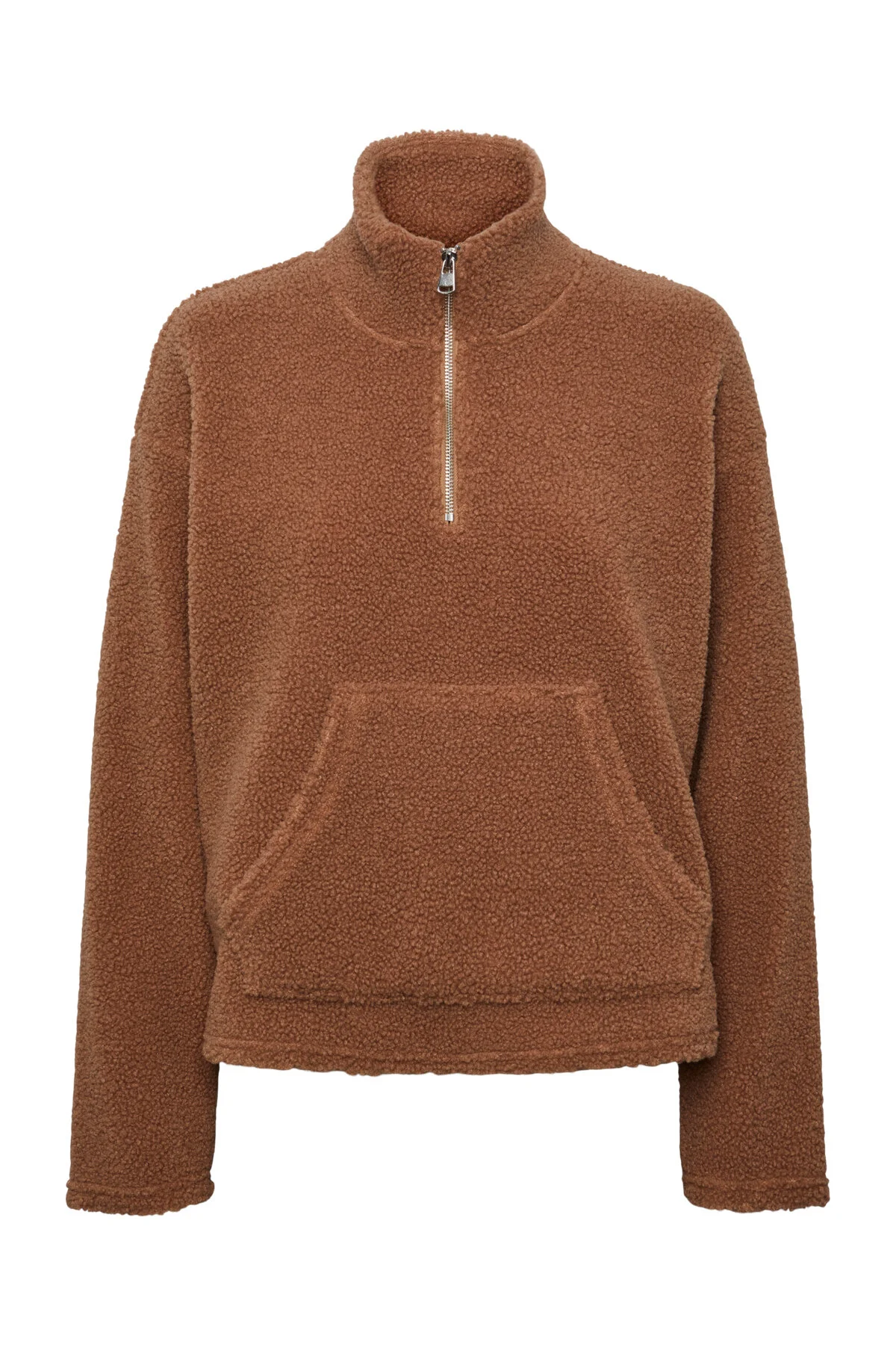 Bild von PIECES Pcfinnleigh Ls High Neck Teddy Sweatshirt für Damen - XS