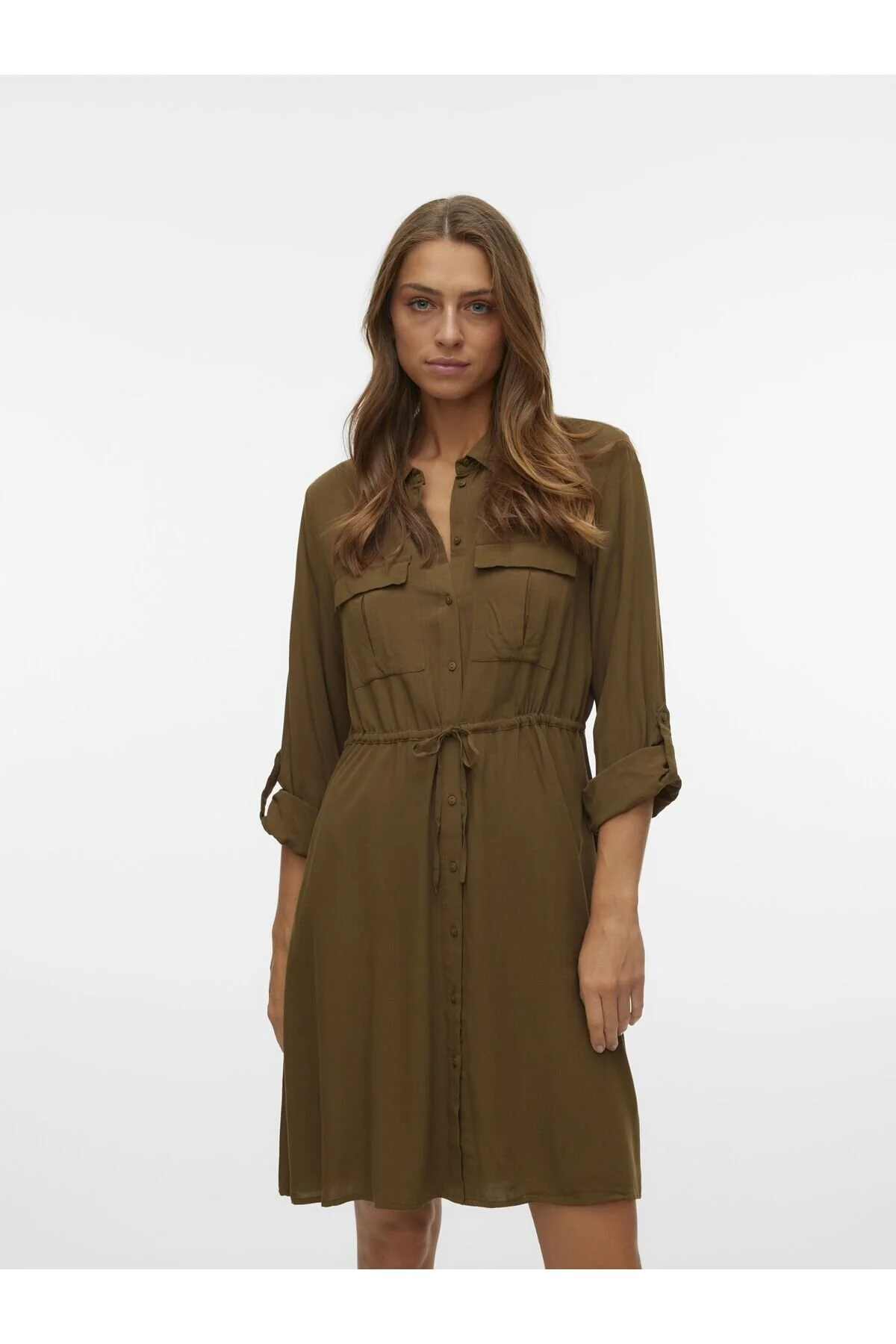 Bild von Vero Moda Kleid Vmvilma Ls Abk Dress Exc Ga für Damen - M