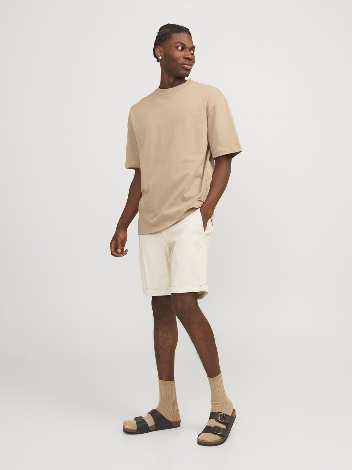 Bild von JACK & JONES Male Chino Shorts Normal geschnitten Chino Shorts