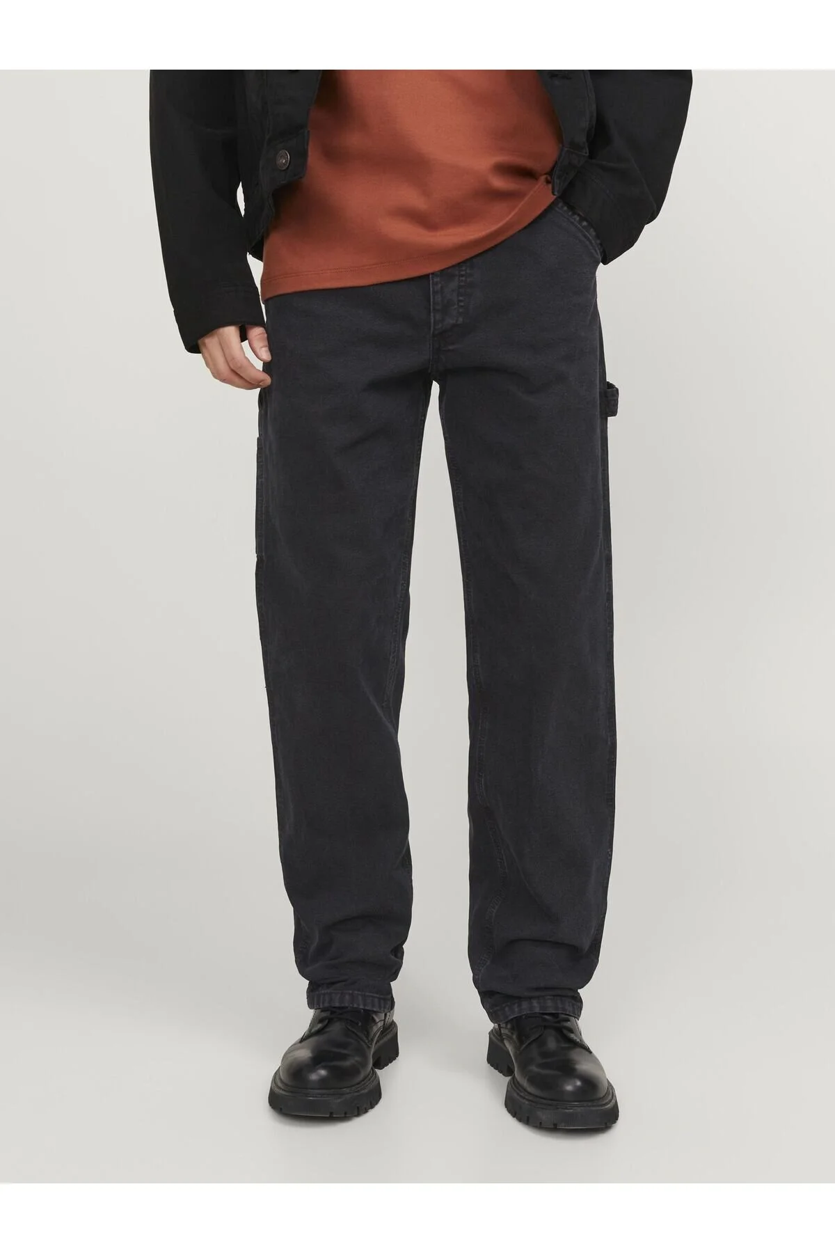 Bild von Jack & Jones Jeans Mit Lockerer Passform Jjieddie Jjcarpenter Wi 050 Jeans Mit Lockerer Passform für Herren - 36/32