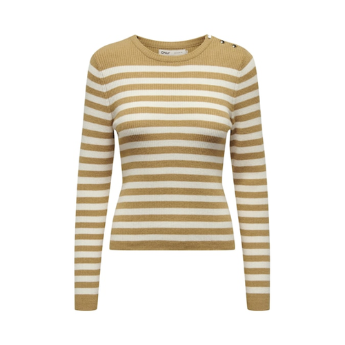 Bild von ONLY Rundhalspullover ONLIBI LS STRIPE BUTTON O-NECK CC KNT im Test