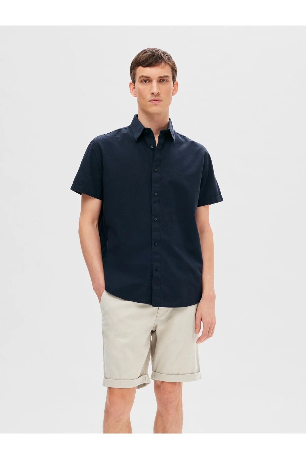 Bild von Selected Homme Kurzarmhemd Klassisches für Herren - 2XL