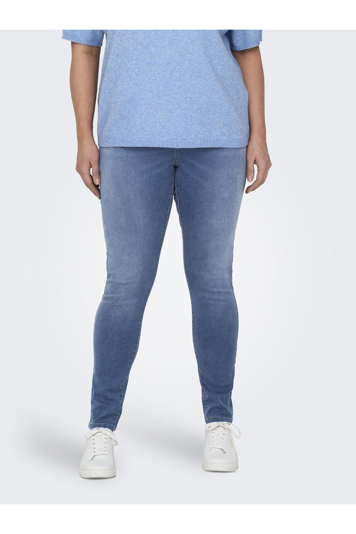 Bild von Only Carmakoma Skinny Jeans Caraugusta Hohe Taille Skinny Fit Jeans für Damen - 44/32