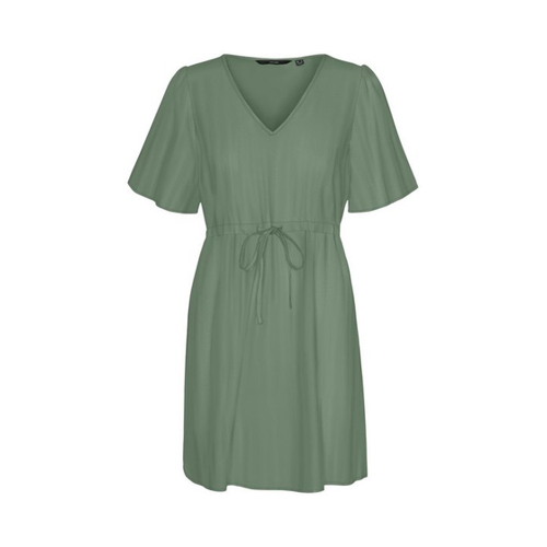 Bild von Vero Moda Minikleid VMMYMILO 2/4 SHORT DRESS WVN GA mit Leinen