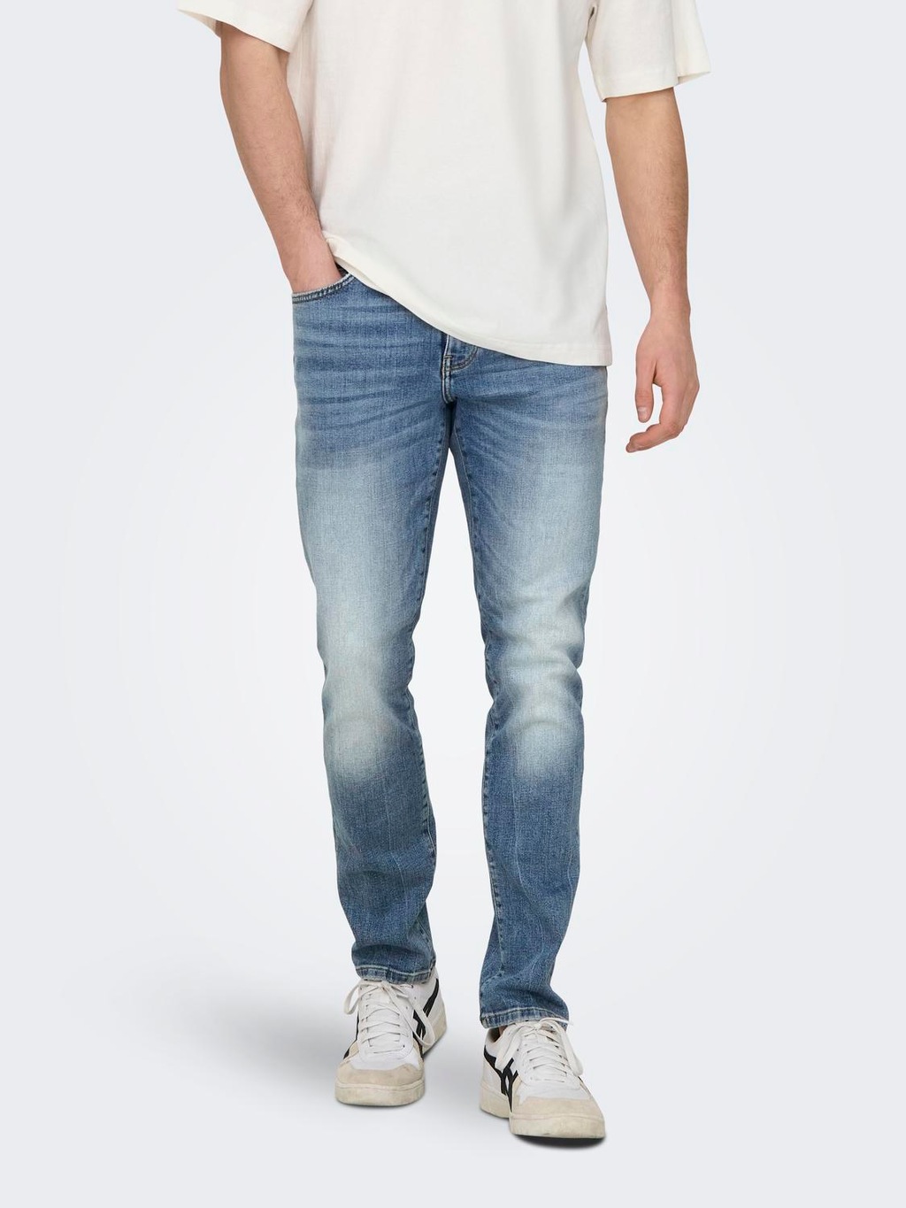 Bild von ONLY & SONS Slim-fit-Jeans "ONSLOOM SLIM JAX DBD 9138 DCC DNM NOOS"