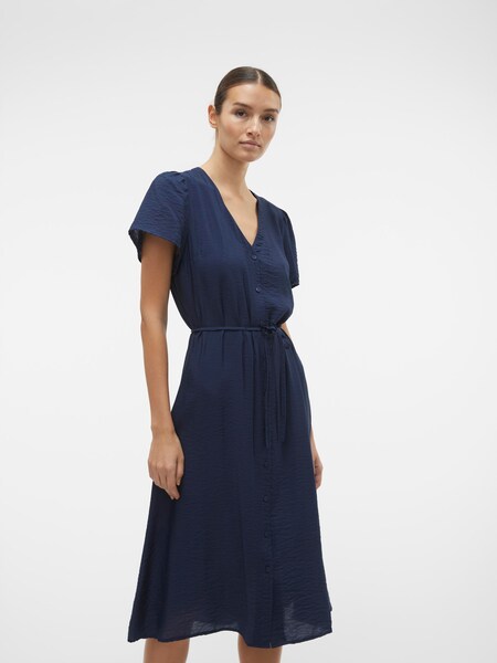 Bild von Vero Moda Minikleid »VMJOSIE SS CALF SHIRT DRESS WVN GA«