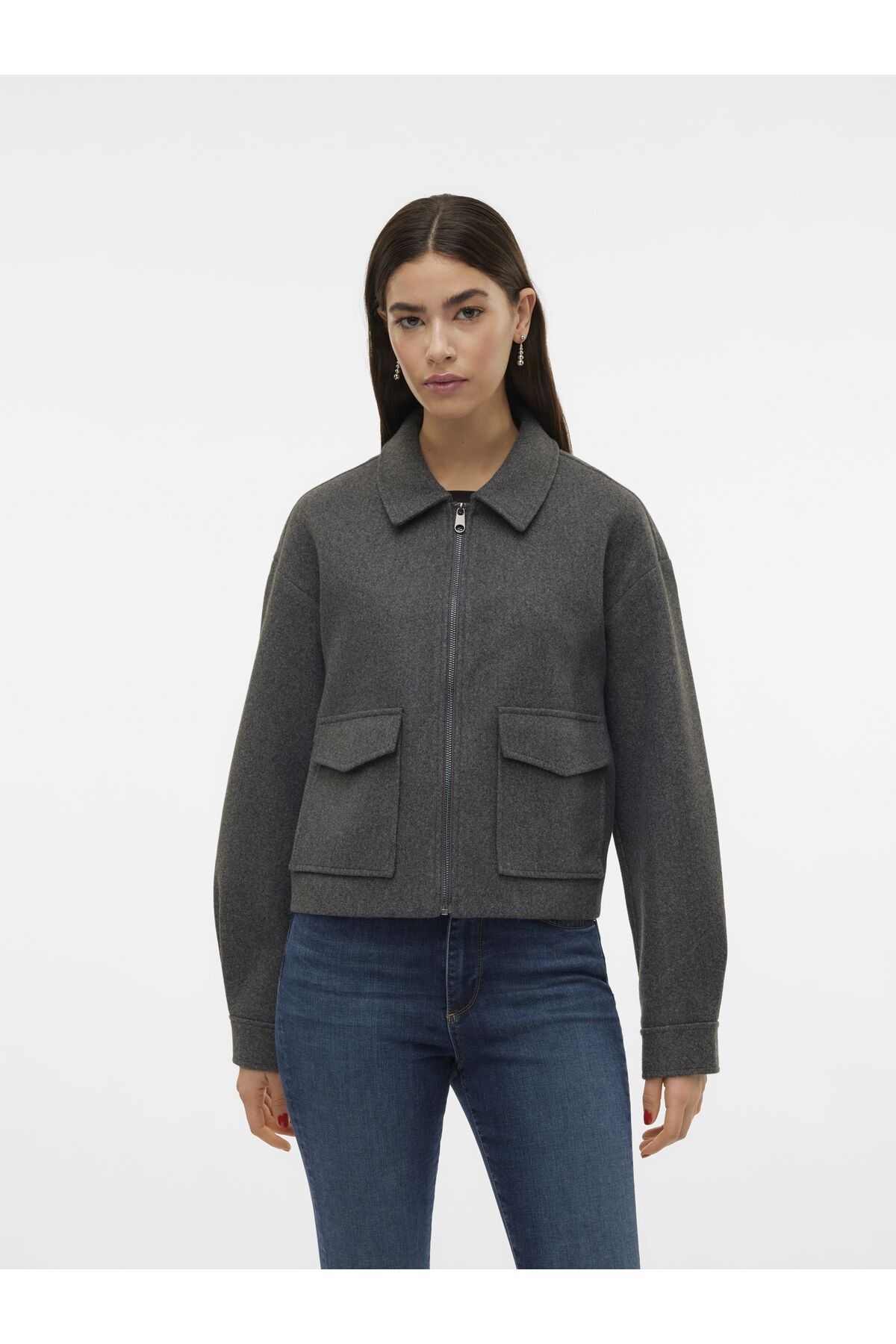 Bild von Vero Moda Jacke Fly-away Kragen Jacke für Damen - L