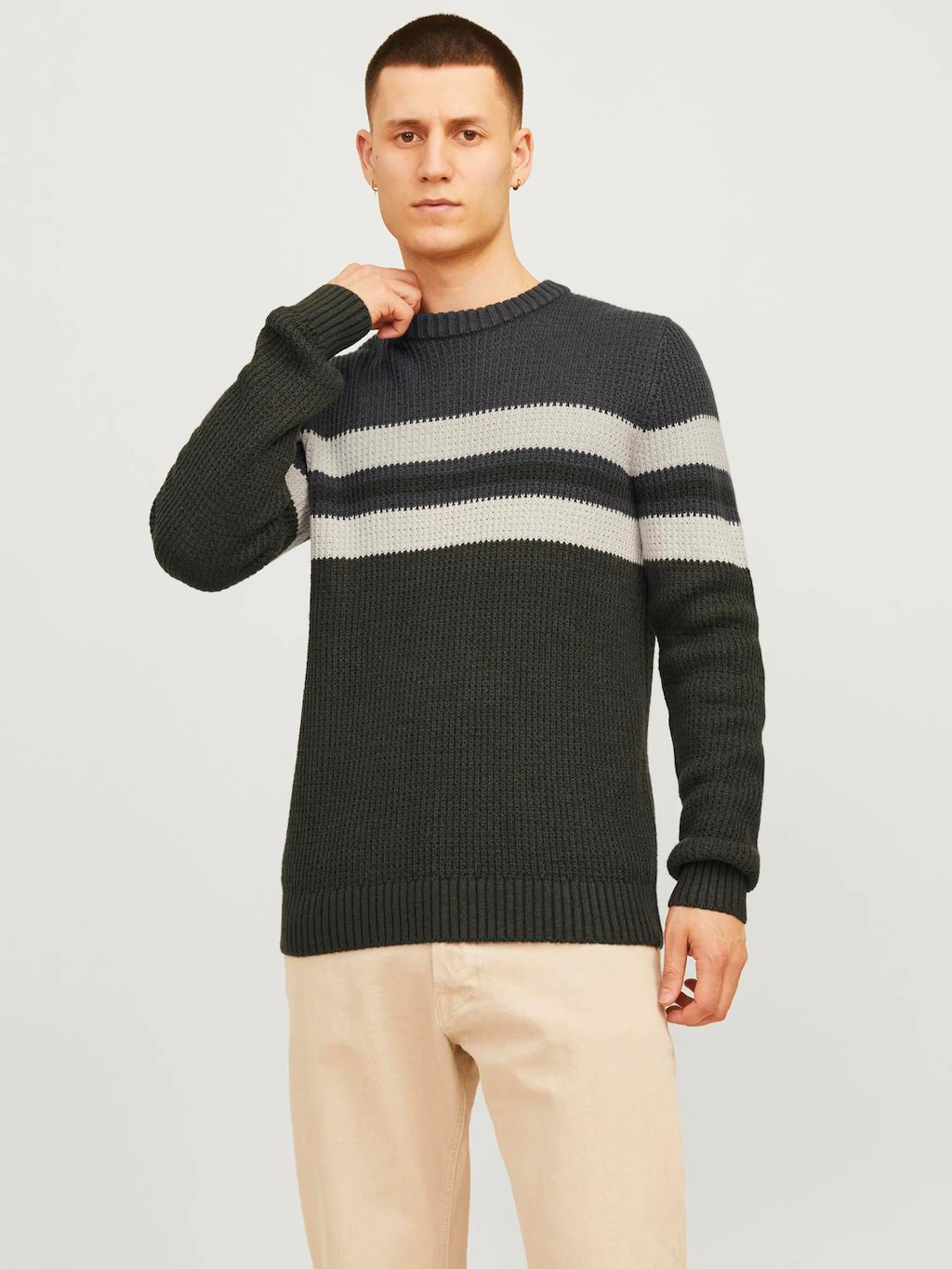 Bild von Jack & Jones Rundhalspullover "JJSANDER KNIT CREW NECK"