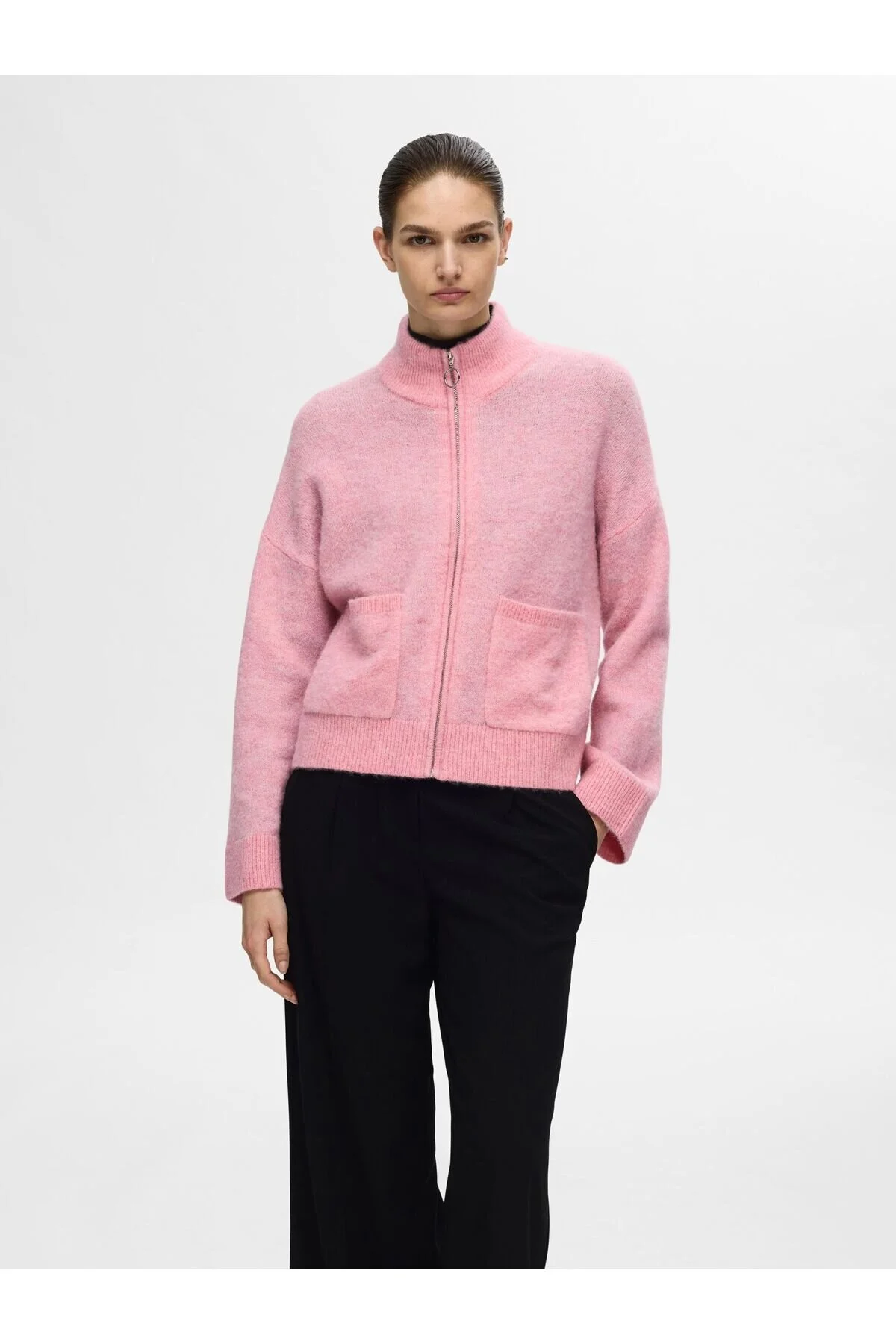 Bild von Selected Femme Strickjacke Wollgemisch für Damen - M