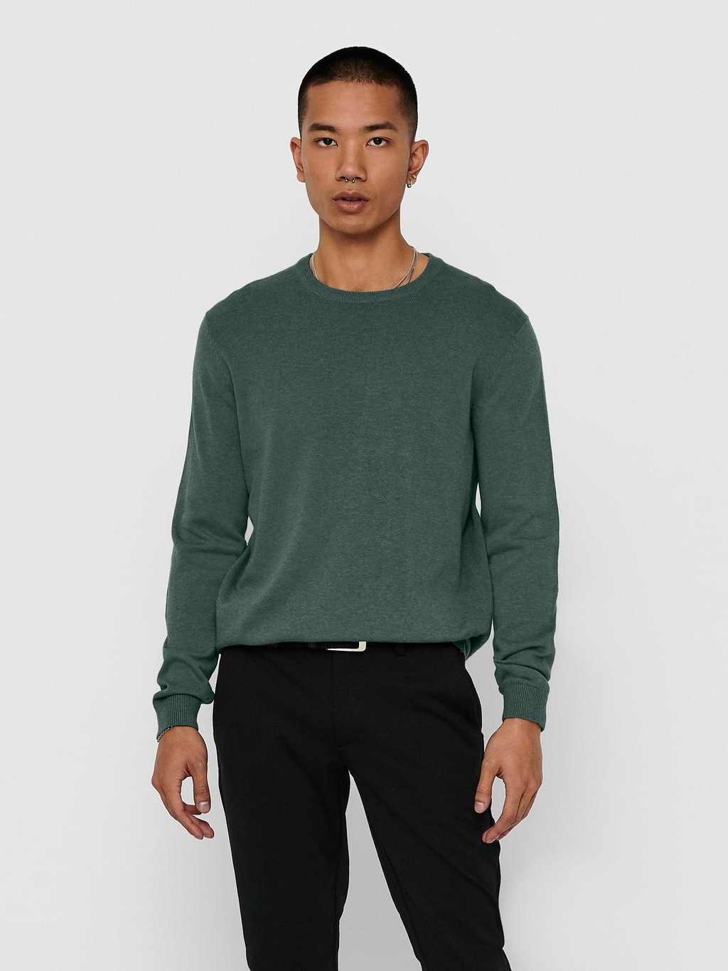 Bild von ONLY & SONS Rundhalspullover "ONSALEX 12 SOLID CREW NECK KNIT"