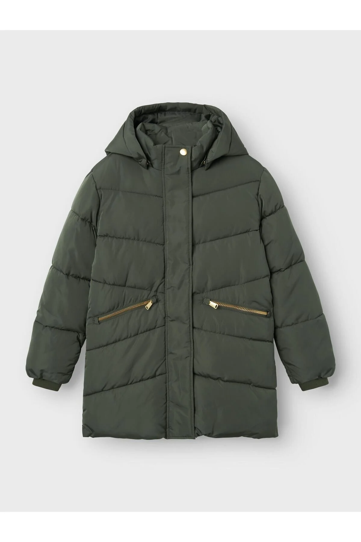 Bild von Name It Outdoorjacke NKFMEMO JACKET LONG TB mit dekorativen und reflektierenden Details