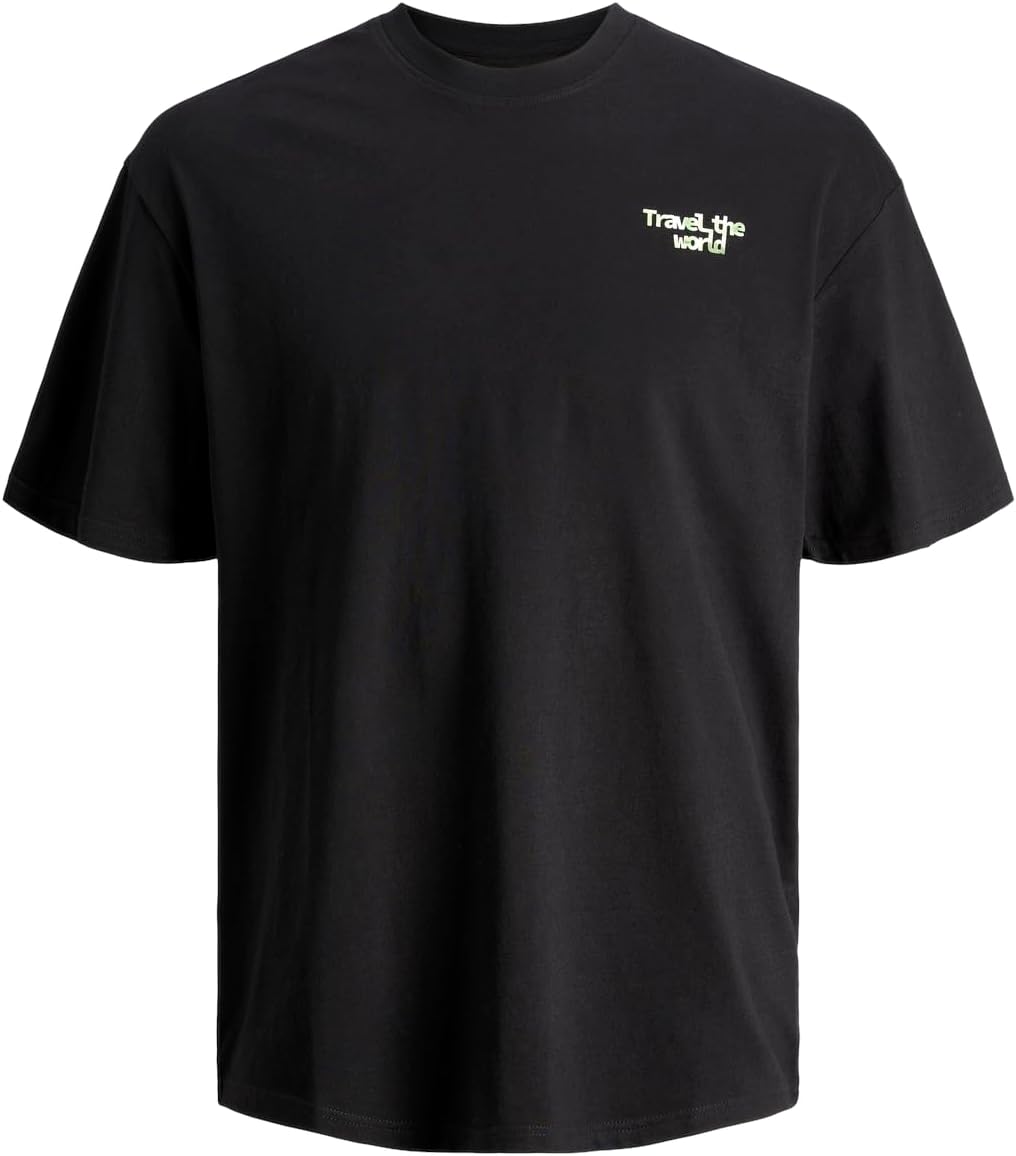 Bild von JACK & JONES Herren Jcosplash Tee Ss Crew Neck Gc T-Shirt, Schwarz, M