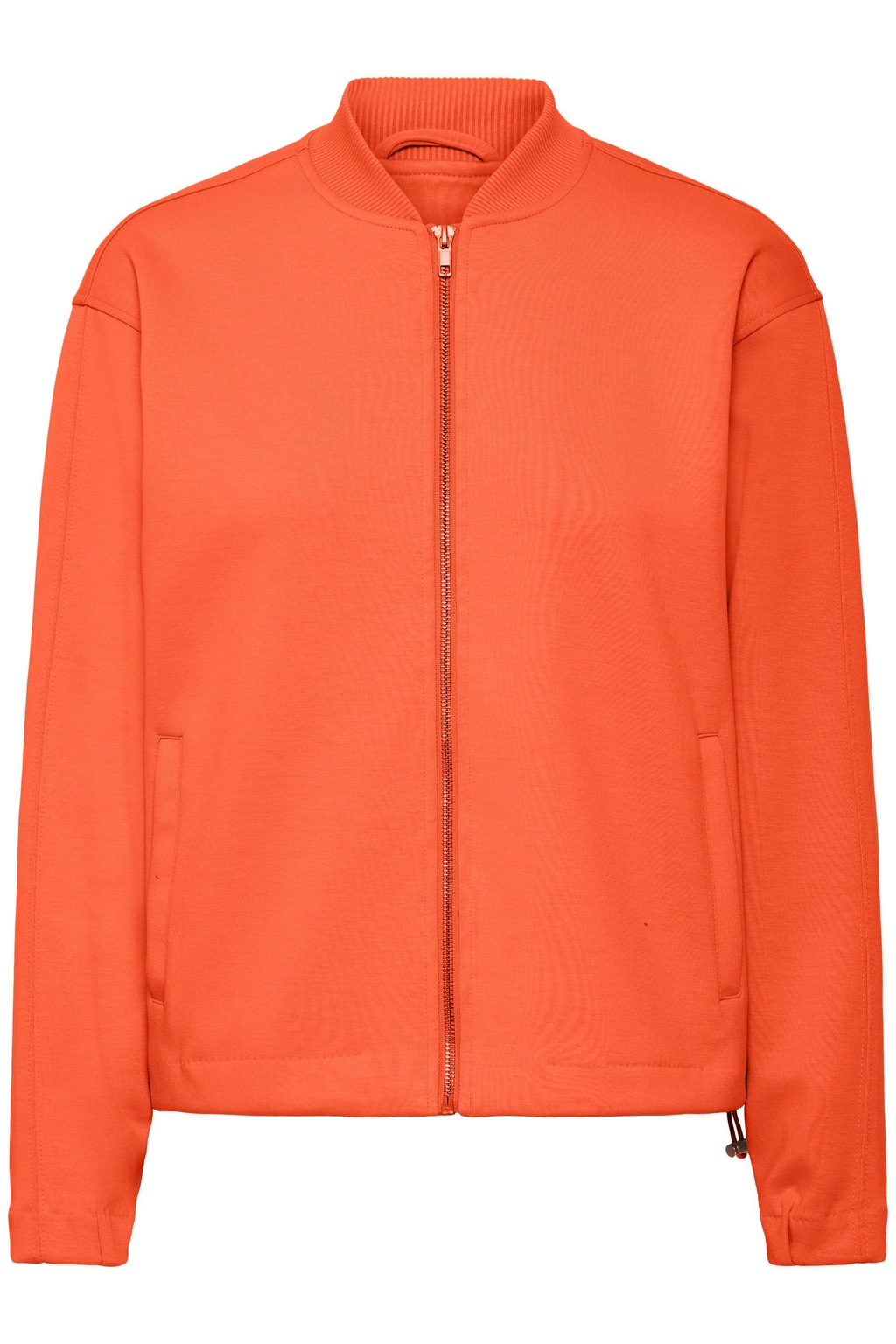 Bild von ICHI IHKate Damen Übergangsjacke Jacke Zip-Jacke mit Gummizug Reißverschluss Loose fit, Größe:L, Farbe:Fiesta (171564)