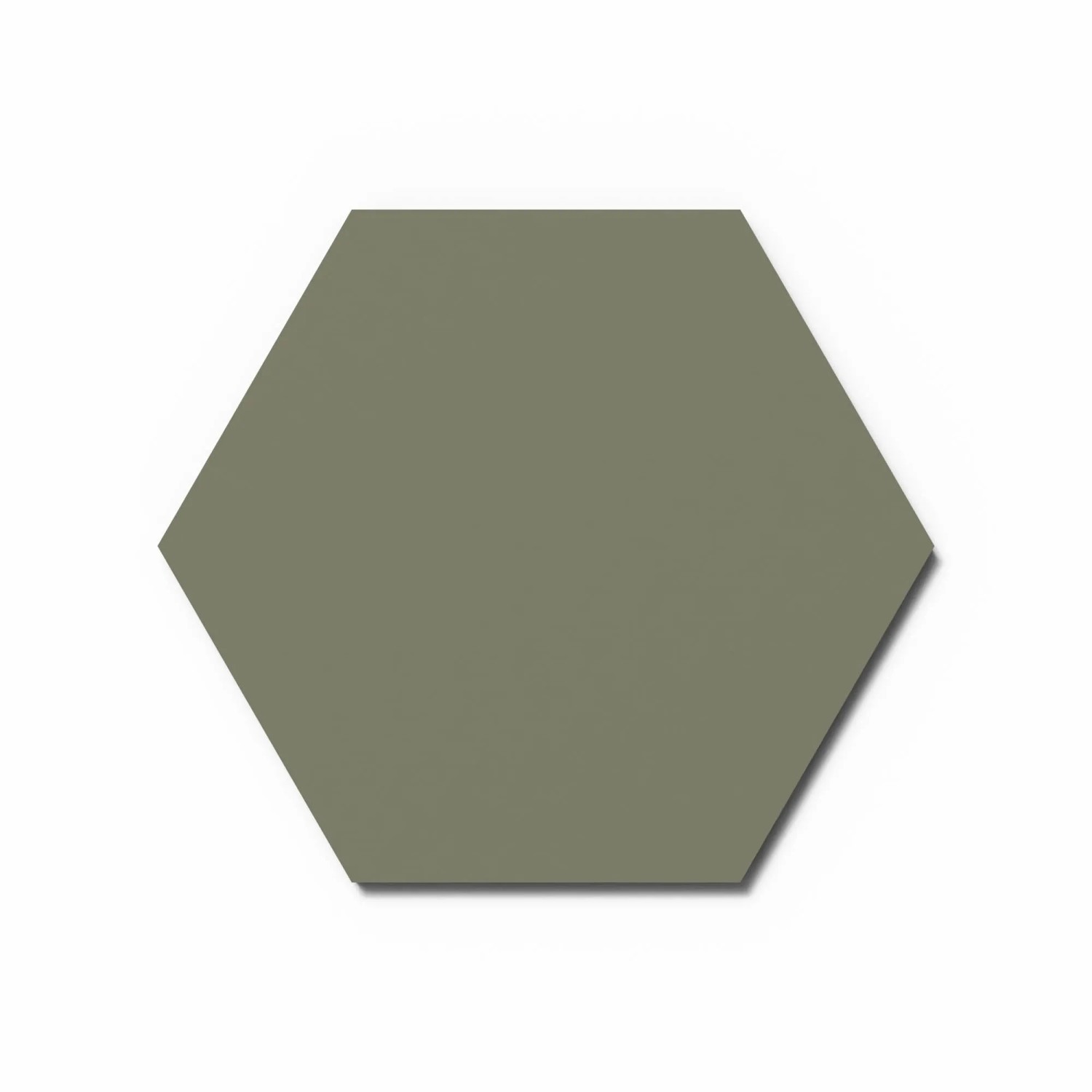 Bild von Designpaneel Hexagon Lino Olive Clear MDF Schwarz 50 cm x 50 cm 3 Stück