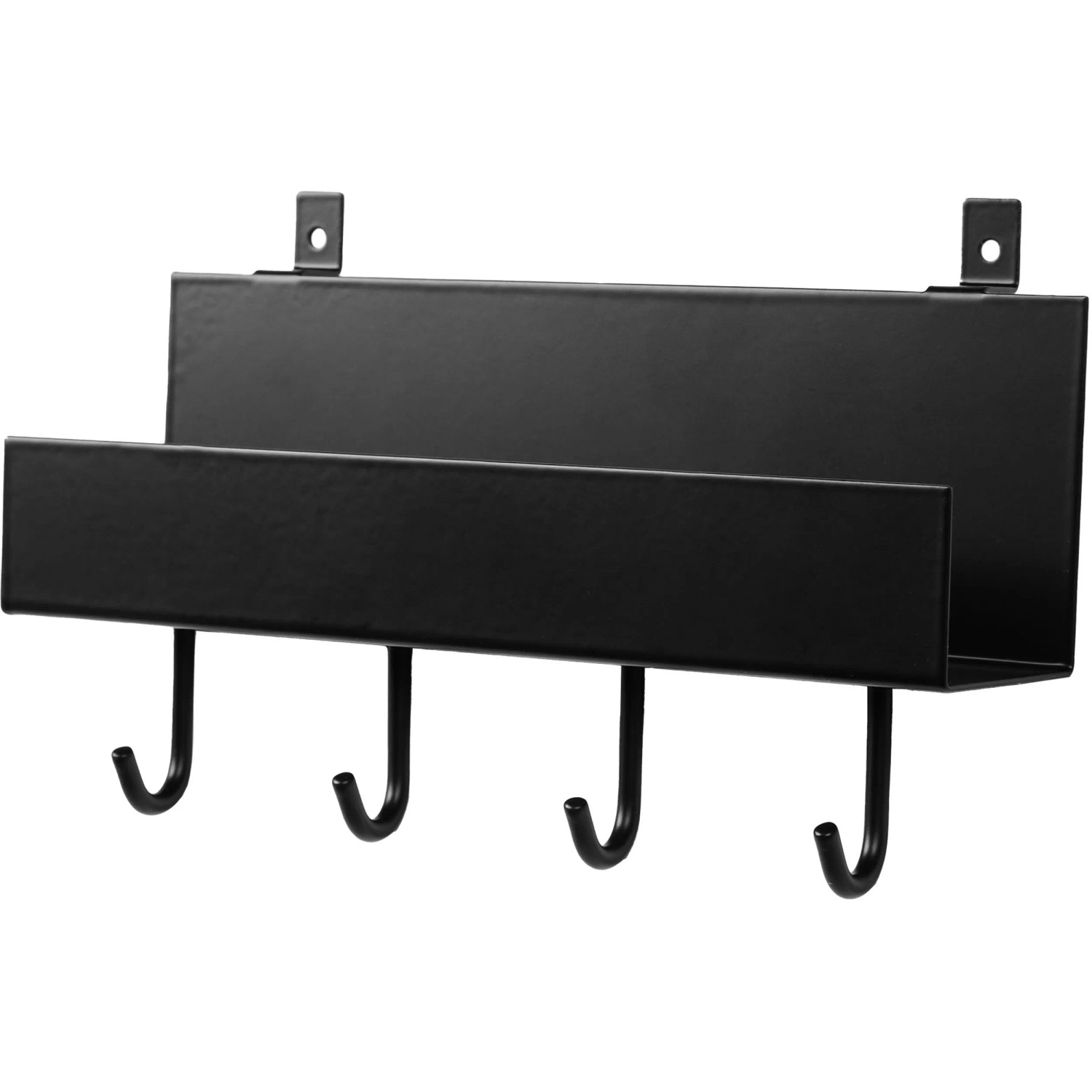 Bild von DenPanels Regal schwarz mit 4 Stiften 21,5 cm inkl. Schrauben