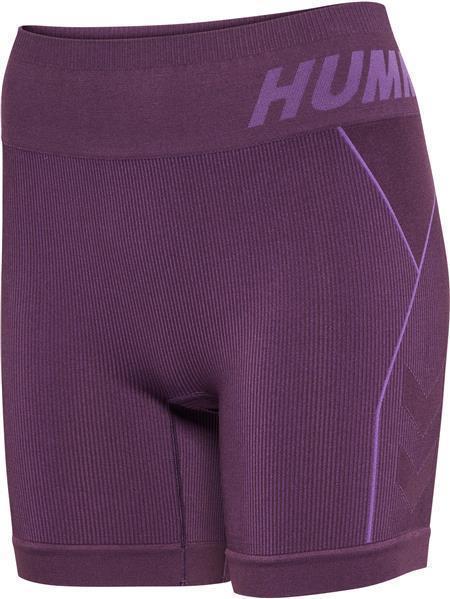 Bild von hummel hmlTE CHRISTEL Seamless Shorts Damen 3561 - plum perfect/bellflower melan S