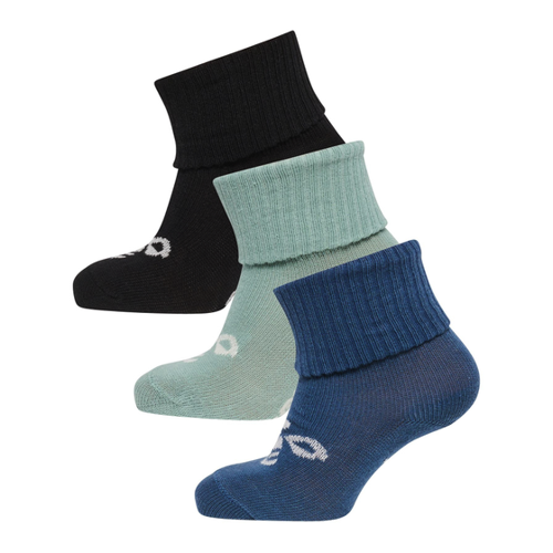 Bild von 3er Pack hummel SORA Baby-Socken – Blau Surf 15-17