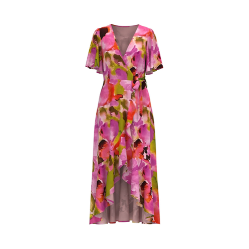 Bild von Y.A.S. Kleid Orange Midi für Damen - XS