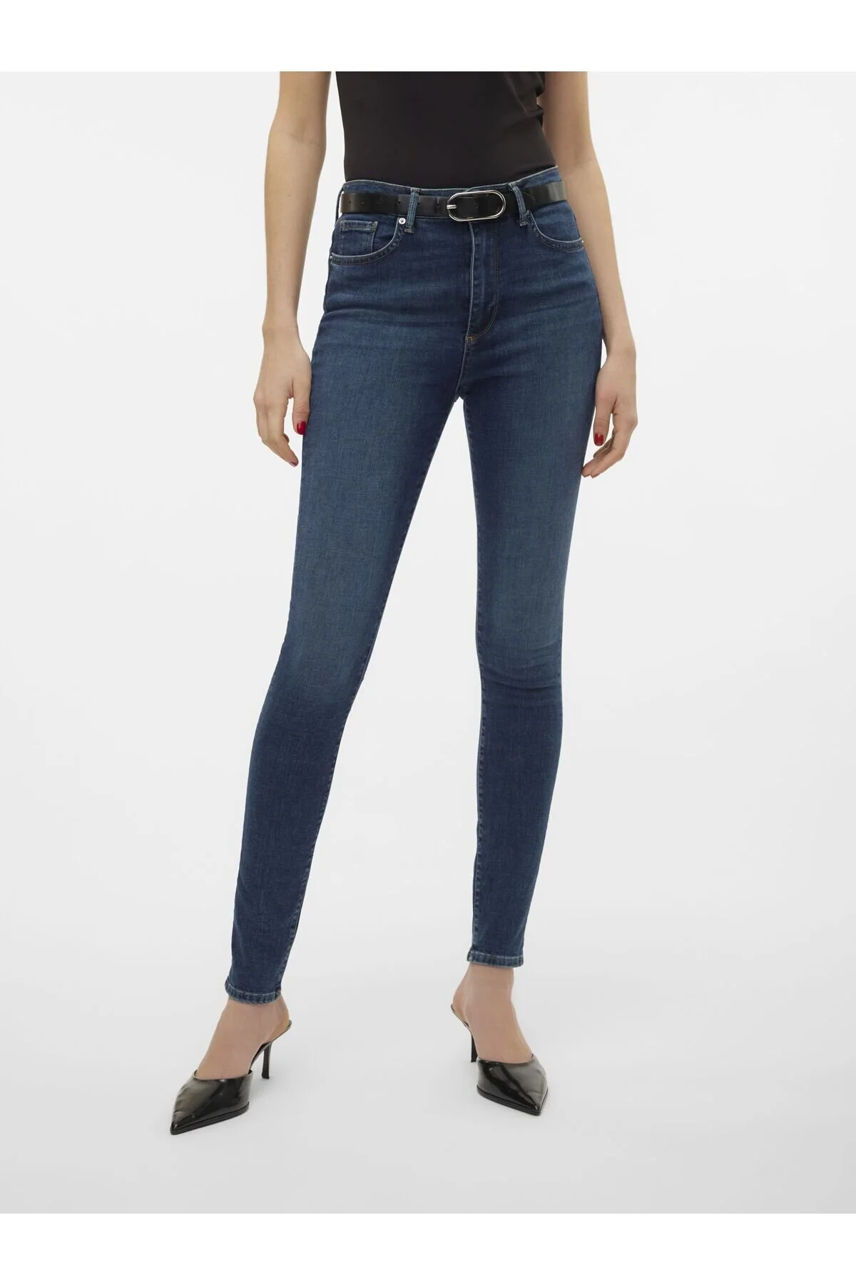 Bild von Vero Moda Skinny Jeans Vmsophia Hohe Taille Skinny Fit Jeans für Damen - XS/34