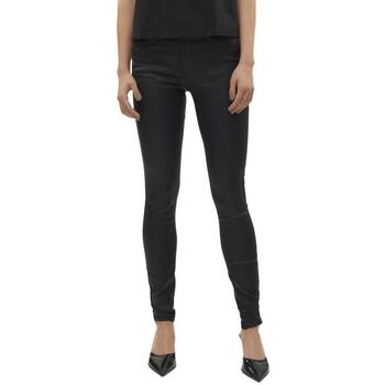 Bild von Vero Moda Skinny-fit-Jeans »VMFLASH MR SKINNY COATED PANTS NOOS«, mit beschichteter Lederimitat Optik