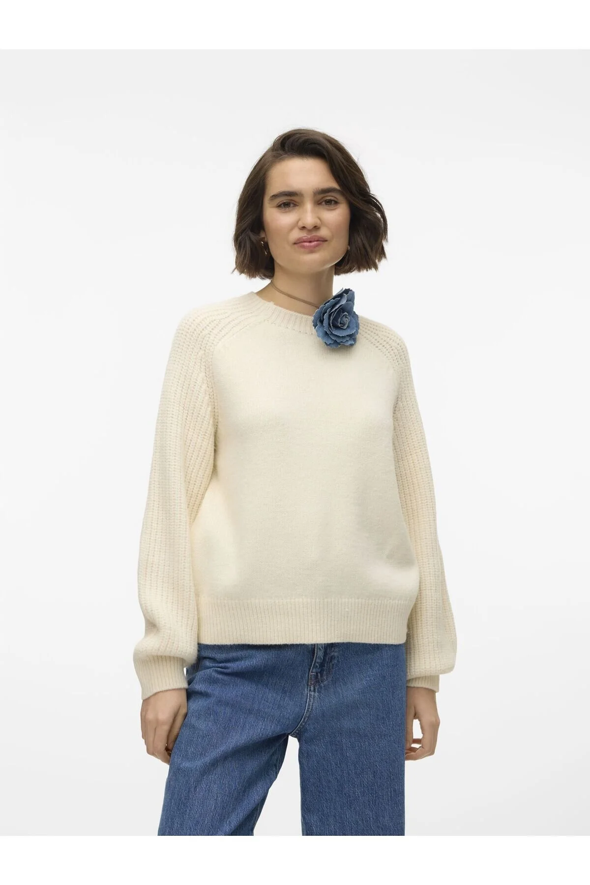 Bild von Vero Moda Rundhalspullover »VMENYA LS O-NECK PULLOVER BOO«