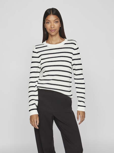 Bild von Vila Rundhalspullover »VIDALO O-NECK L/S STRIPE KNIT TOP- NOOS«