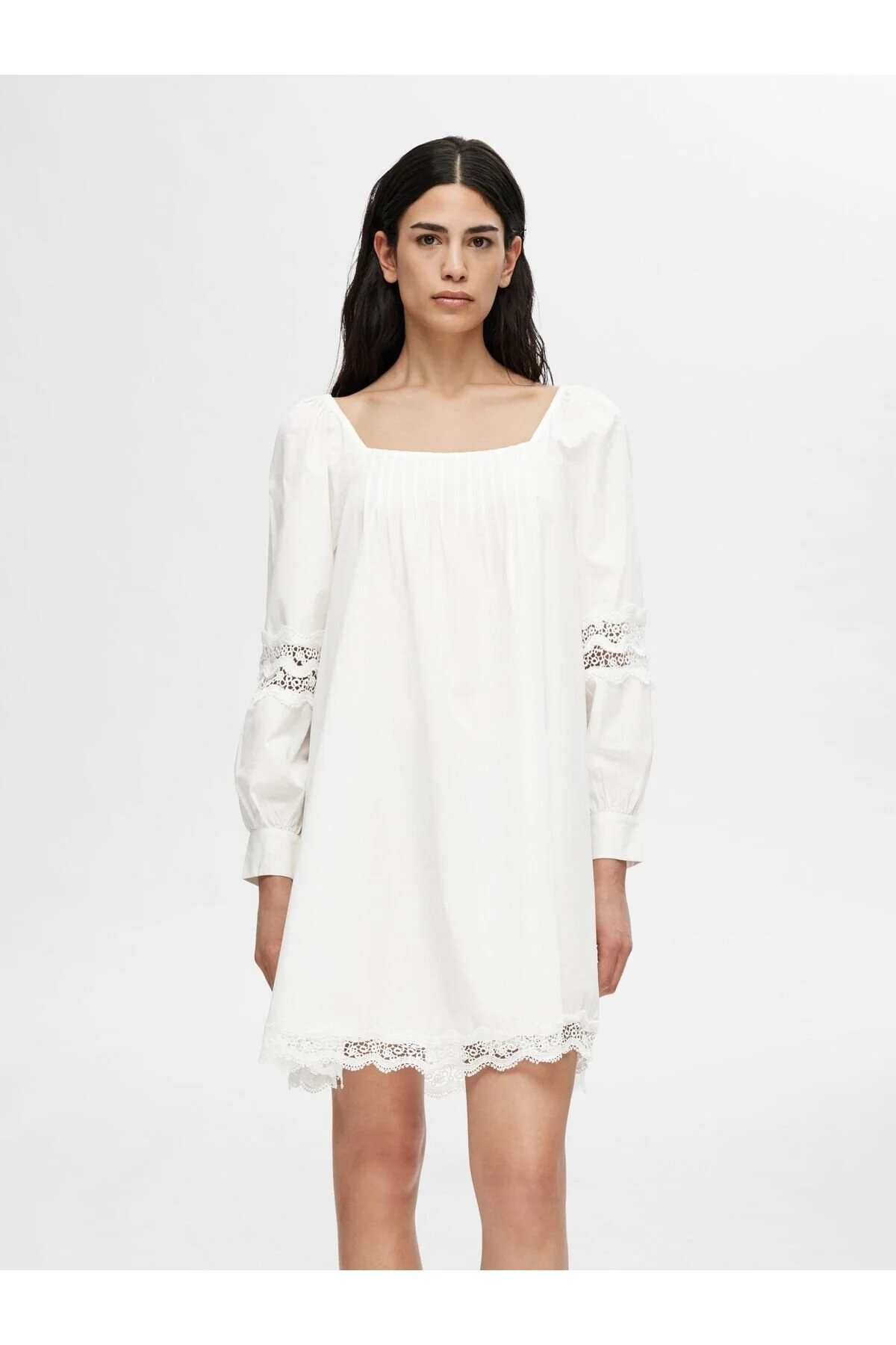 Bild von Selected Femme Minikleid Langärmeliges Spitzen für Damen - 38